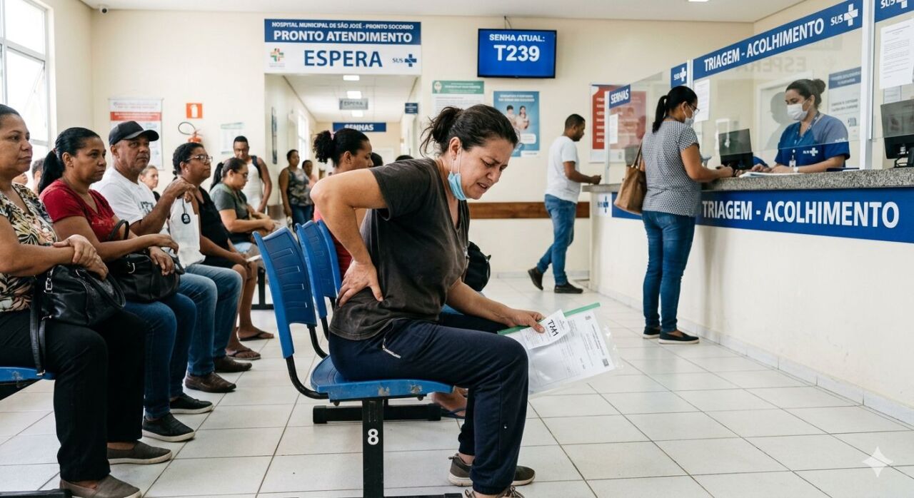 brasileiros não fazem exames pessoas esperando atendimento hospital