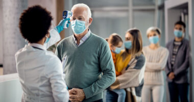 temperature checkpoint medical clinic coronavirus pandemic