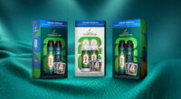 Caixas do combo especial Rexona com antitranspirantes e figurinhas da Copa do Mundo 2026 em parceria com a Panini