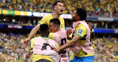 Brazil v Japan Round Of FIFA World Cup