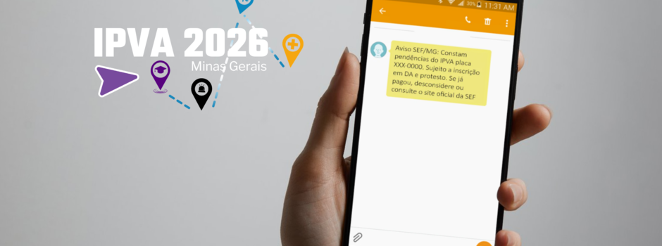 Fazenda envia alerta SMS para quem ainda não quitou o IPVA Fazenda envia alerta SMS para quem ainda não quitou o IPVA