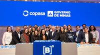 Cerimônia do processo de desestatização da Copasa realizada na Bolsa de Valores (B3), em São Paulo