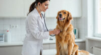 veterinária atendendo