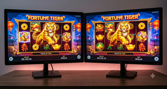 imagem de computadores com os jogos online Imagem gerada por IA