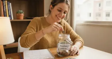 poupança reserva financeira Imagem IA