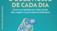 Capa do livro O buzz nosso de cada dia, de Alessandro Barbosa Lima, destaque da coluna literária