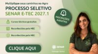Senar e Tec oferece cursos técnicos gratuitos