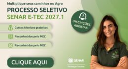 Senar e Tec oferece cursos técnicos gratuitos